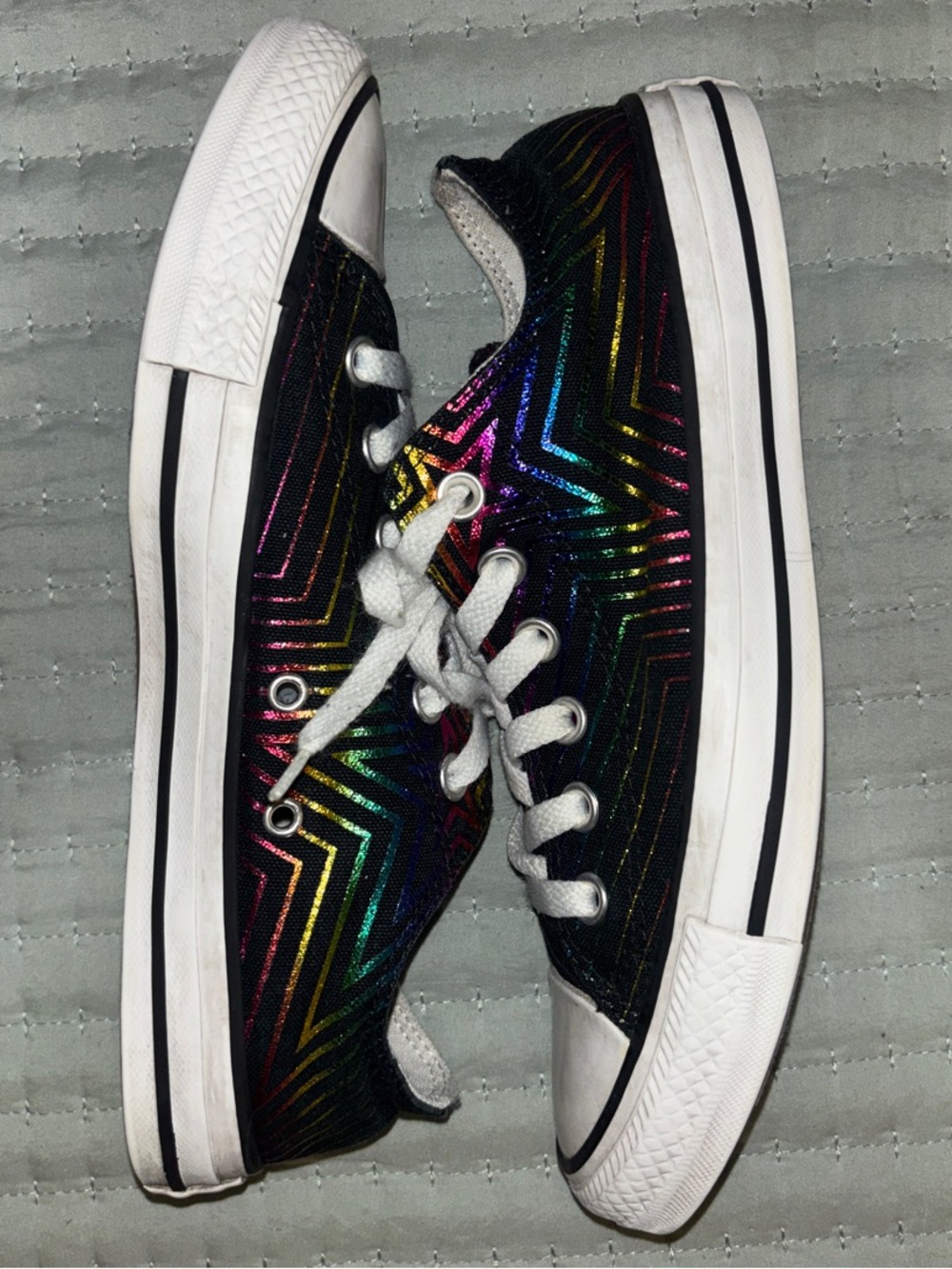 Converse Chuck Taylor “All Of The Stars” Rainbow Low Top Sneakers - M9